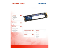 Gigabyte 1TB M.2 PCIe NVMe M30 - 662210 - zdjęcie 6
